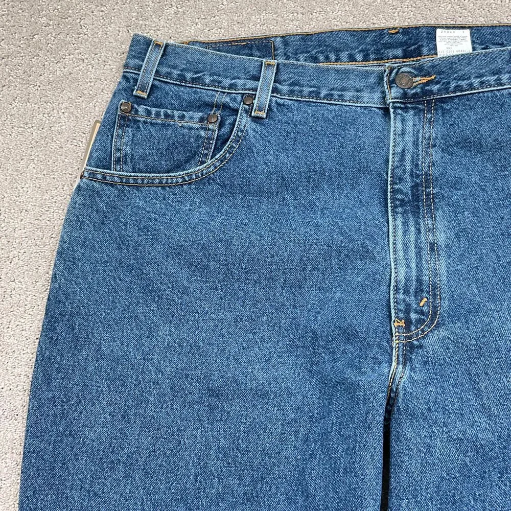 Levis 545 Jeans Men ACTUAL W38 L31 Blue Loose Fit Classic Denim Bat Wing NWT VTG